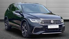 Black Used 2025 VW Tiguan Allspace R-line SUV | £33,257 (Fair price)