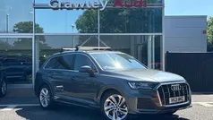 Grey Used 2021 Audi Q7 S-Line SUV | £38,490 (Fair price)