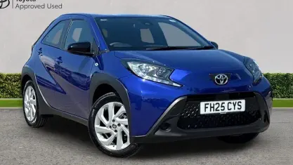 New Toyota Aygo X PURE 72 HP (52 kW) 2025 Juniper blue SUV