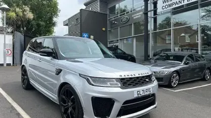 Used Land Rover Range Rover Sport SVR 575 HP (422 kW) 2021 Silver SUV