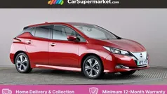 Red Used 2021 Nissan Leaf Tekna Hatchback | £10,497 (Fair price)