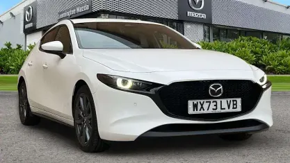 Gebraucht Mazda 3 Exclusive-Line 122 PS (89 kW) 2023 Weiß Kleinwagen