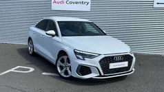 Glacier white metallic Used 2022 Audi A3 S-Line Sedan | £21,880 (Fair price)