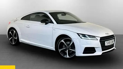 Used Audi TT Black Edition 180 HP (132 kW) 2018 White Coupe