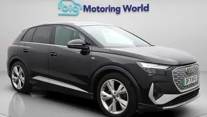 Used Audi Q4 e-tron S-Line 125 kW (170 HP) 2022 Black SUV