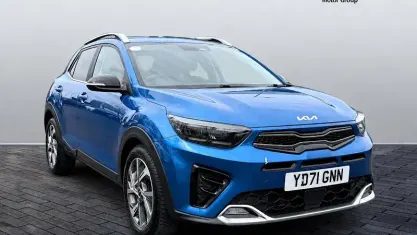 Used Kia Stonic GT-Line 120 HP (88 kW) 2021 Blue SUV