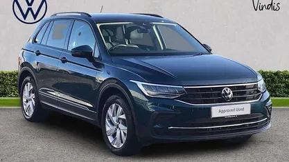 Blue Used 2022 VW Tiguan Life SUV | £19,602 (Fair price)