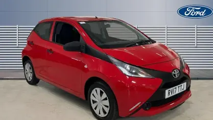Used Toyota Aygo 69 HP (50 kW) 2017 Red Hatchback