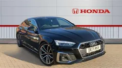 Black Used 2021 Audi A5 Sportback S-Line Hatchback | £25,132 (Fair price)