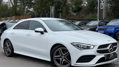 Used Mercedes CLA180 AMG Line Premium 136 HP (100 kW) 2022 White Sedan