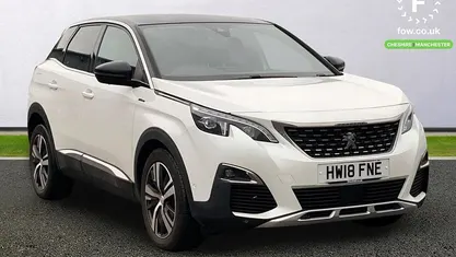 White Used 2018 Peugeot 3008 GT-line Estate | £13,599 (Fair price)