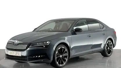 Used Skoda Superb SportlinePlus 218 HP (160 kW) 2021 Grey Hatchback