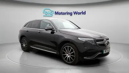 Used Mercedes EQC400 AMG line 300 kW (408 HP) 2022 Black SUV