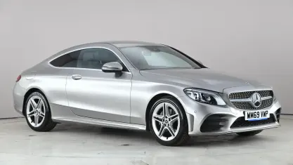 Used Mercedes C200 AMG Line Premium 184 HP (135 kW) 2020 Silver Coupe