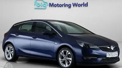Used Vauxhall Astra SRi 122 HP (89 kW) 2021 Blue Hatchback