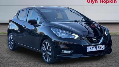 Used Nissan Micra Tekna 92 HP (67 kW) 2021 Black Hatchback