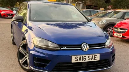 Used VW Golf VII R 300 HP (220 kW) 2016 Blue Hatchback