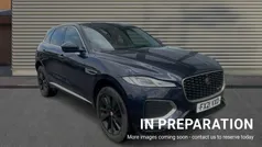Metallic portofino blue Used 2021 Jaguar F-Pace R-Dynamic SUV | £30,625 (Fair price)