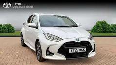 White Used 2022 Toyota Yaris Hybrid Design Hatchback | £16,268 (Fair price)