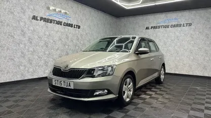 Used Skoda Fabia SE 75 HP (55 kW) 2015 Beige Hatchback