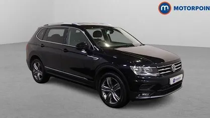 Black Used 2021 VW Tiguan Allspace Match SUV | £23,299 (Fair price)