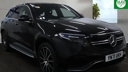 Used Mercedes EQC400 AMG line 300 kW (408 HP) 2021 Black SUV
