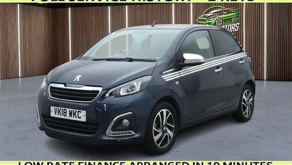 Second-hand Peugeot 108 Collection 82 CP (60 kW) 2018 Albastru Hatchback
