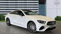 White Used 2021 Mercedes E400 AMG line Coupe | £37,539 (Fair price)
