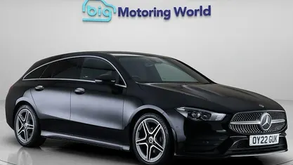 Used Mercedes CLA180 Shooting Brake AMG line 136 HP (100 kW) 2022 Black Estate