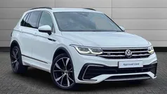 Pure white Used 2022 VW Tiguan R-line SUV | £25,495 (Fair price)