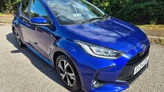 Blue Used 2024 Toyota Yaris Hybrid Design Hatchback | £19,895 (Fair price)