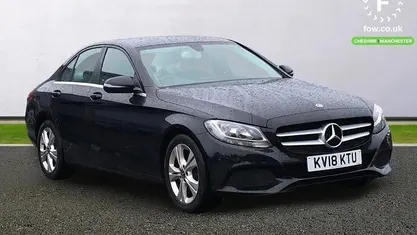 Black Used 2018 Mercedes C220 Active Sedan | £13,599 (Super price)