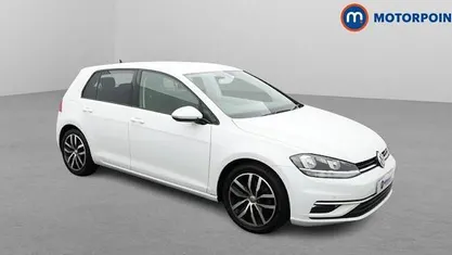 White Used 2019 VW Golf VII GT Hatchback | £15,299 (Fair price)