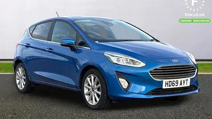 Blue Used 2019 Ford Fiesta Titanium Hatchback | £11,099 (Fair price)