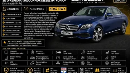 Used Mercedes E220 Premium 194 HP (142 kW) 2019 Sedan