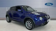 Blue Used 2017 Nissan Juke Tekna SUV | £9,513 (Fair price)