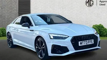 Used Audi A5 Black Edition 204 HP (150 kW) 2023 White Coupe