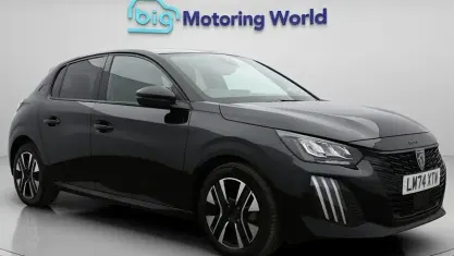 Used Peugeot 208 Allure 101 HP (74 kW) 2024 Black Hatchback