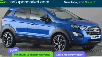 Begagnad Ford Ecosport Active 125 HK (91 kW) 2021 Blå SUV
