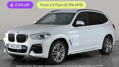 White Used 2019 BMW X3 M Sport SUV | £24,179 (Fair price)