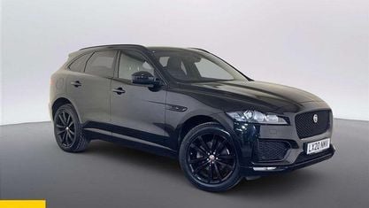 Begagnad Jaguar F-Pace Chequered Flag 180 HK (132 kW) 2020 Svart SUV