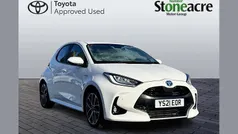 White Used 2021 Toyota Yaris Hybrid Hatchback | £17,000 (Fair price)