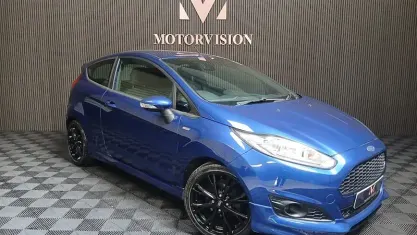 Used Ford Fiesta ST-Line 125 HP (91 kW) 2016 Blue Hatchback