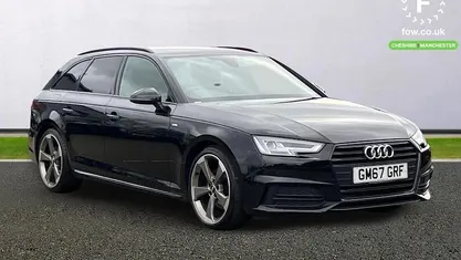 Used Audi A4 Black Edition 190 HP (139 kW) 2017 Black Estate