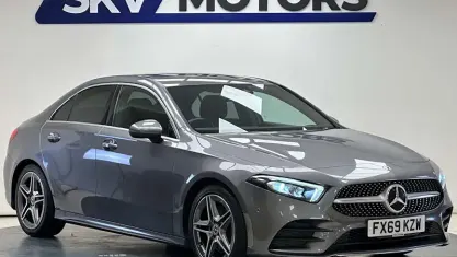 Used Mercedes A220 AMG Line Premium 190 HP (139 kW) 2019 Grey Sedan