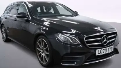 Used Mercedes E200 AMG line 184 HP (135 kW) 2020 Black Estate