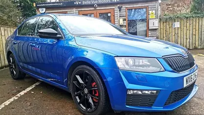 Used Skoda Octavia vRS 245 HP (180 kW) 2016 Blue Hatchback