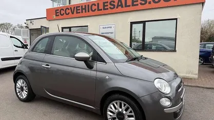 Usado Fiat 500 Lounge 69 HP (50 kW) 2015 Cinzento Citadino