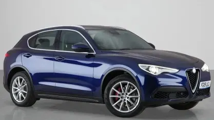 Used Alfa Romeo Stelvio Edizione Speciale 280 HP (205 kW) 2019 Blue SUV