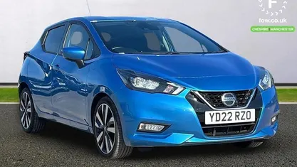 Begagnad Nissan Micra Tekna 92 HK (67 kW) 2022 Blå Halvkombi